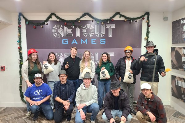 Teamwork makes the dream work: Escape room success! Holiday party 2025.